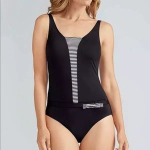 Amoena Mastectomy Pocketed Bathing Suit Faro Size 8B NWT
